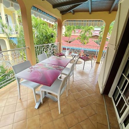 Appartement d'une chambre avec piscine partagee jacuzzi et terrasse a Pointe Noire a 2 km de la plage Extérieur photo