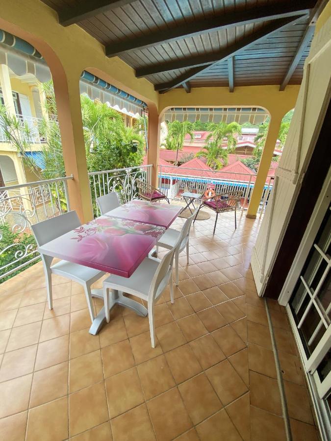 Appartement d'une chambre avec piscine partagee jacuzzi et terrasse a Pointe Noire a 2 km de la plage Extérieur photo