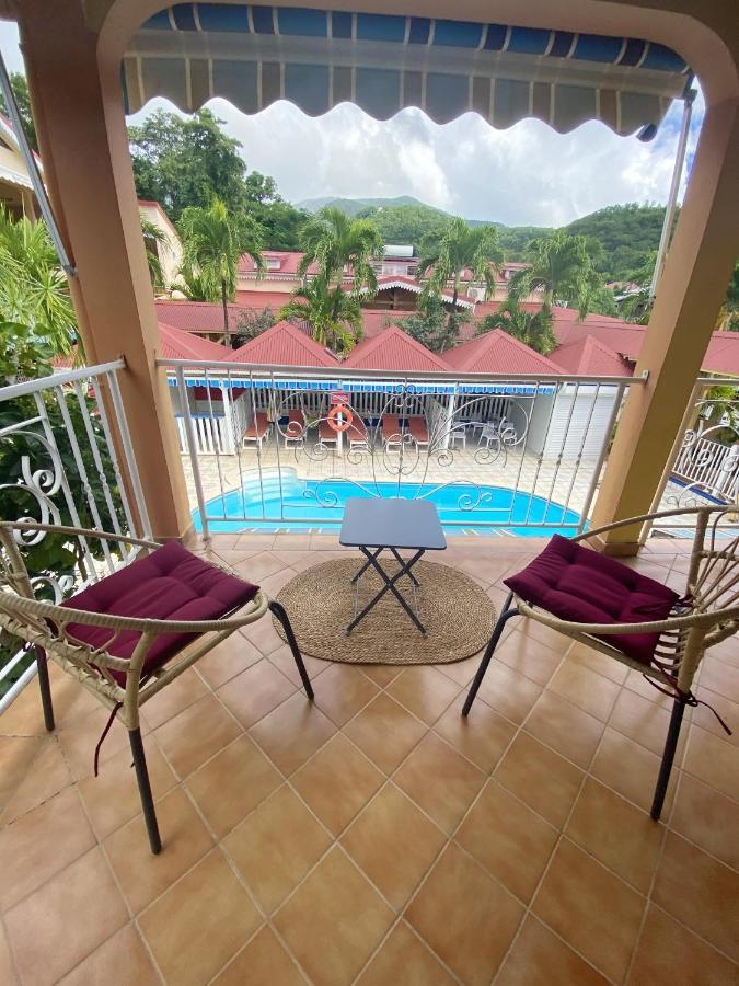 Appartement d'une chambre avec piscine partagee jacuzzi et terrasse a Pointe Noire a 2 km de la plage Extérieur photo